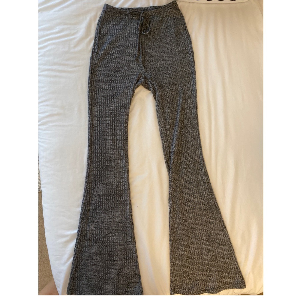High rise flared pants